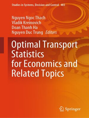 cover image of Optimal Transport Statistics for Economics and Related Topics